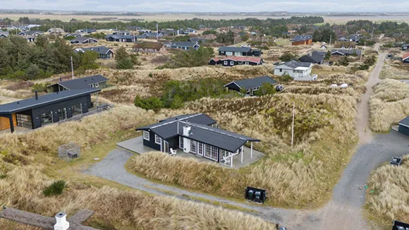 Luftaufnahme von Ude og inde hus