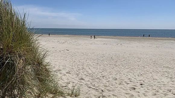 Strand in der Nähe von Ude og inde hus