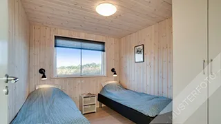 Schlafzimmer in Jakuzzi Drømmehus