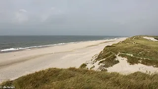 Strand in der Nähe von Poolhus i klitterne