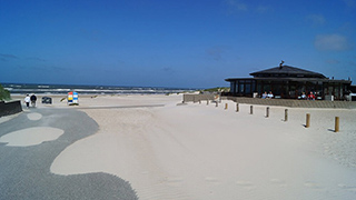 Strand in der Nähe von Loungeoase