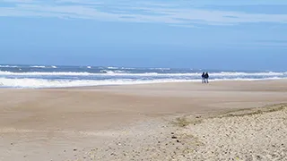 Strand in der Nähe von Vestklit Aktivhus