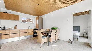 Küche in Poolhus Søndervig Klit