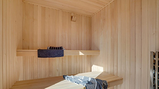 Sauna in Fransens Poolhaus