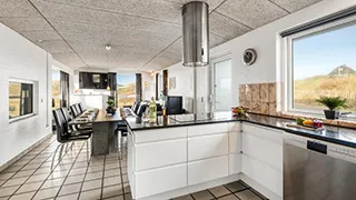 Küche in Sommerferiehus Søndervig