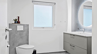 Badezimmer in Hus Aktiv i Lodbjerg Hede