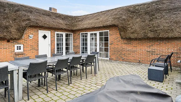 Terrasse von Brunbjerg Øjnehus