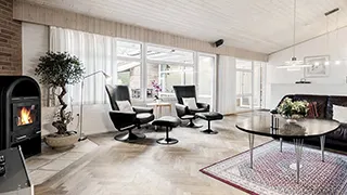 Wohnzimmer von Poolhus Søndervig