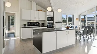 Küche in Hus slap af