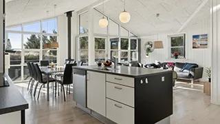 Küche in Hus slap af