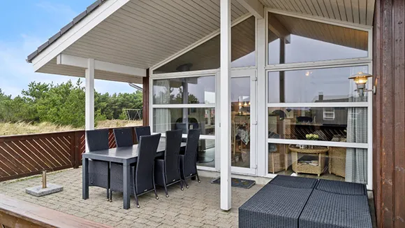 Terrasse von Hus slap af
