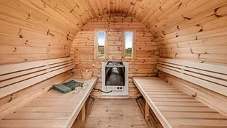 Sauna in Afslap i Wolle Friks