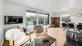 Wohnbereich von Ferienhaus in Dänemark