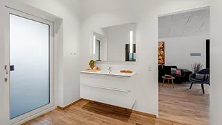 Badezimmer in Hyggehus Lodbjerg