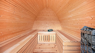 Sauna in Frisklufthuset