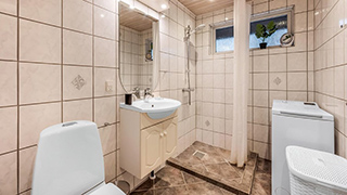 Badezimmer in Lodbjerg Hus