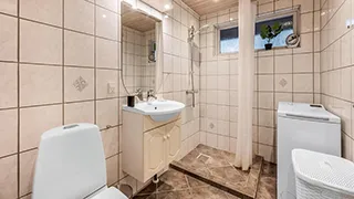 Badezimmer in Lodbjerg Hyggehus