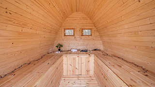Sauna in Lodbjerg Hus