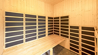 Sauna in Udsigtshus Golfbane