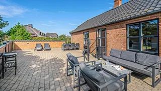 Terrasse von Den sorte diamant
