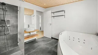 Badezimmer in Hus Regnspove