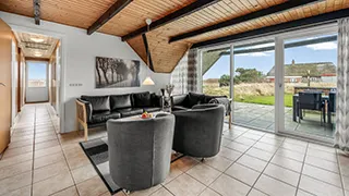 Wohnzimmer von Sommerferiehus Søndervig