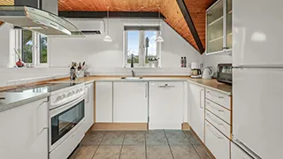 Küche in Sommerferiehus Søndervig