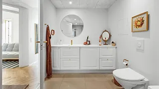 Badezimmer in Galaxy Søndervig