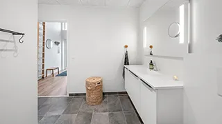 Badezimmer in Lejlighed Klitudsigt
