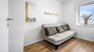 Schlafzimmer in Klitlejlighed