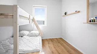 Schlafzimmer in Klitlejlighed