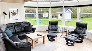 Wohnbereich von Ferienhaus in Dänemark