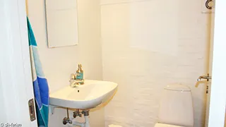 Badezimmer in Tyttebærhus