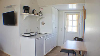 Küche in Klitrose Appartement