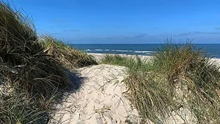 Strand in der Nähe von Klinting Poolhus