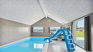 Poolbereich von Ferienhaus in Dänemark