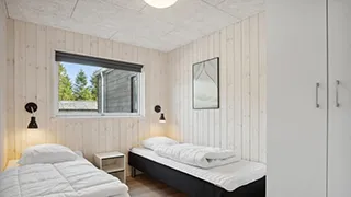 Schlafzimmer in Gammelgab Poolhus