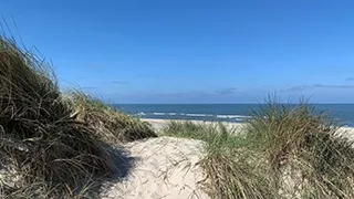 Strand in der Nähe von Gammelgab Poolhus