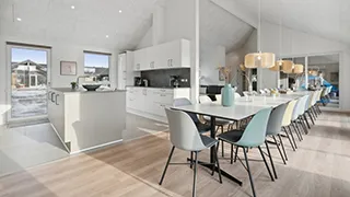 Essbereich in Wellness Poolhus