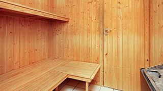 Sauna in Stribsø Poolhus
