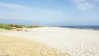 Strand in der Nähe von Heksebjerg Aktivhus