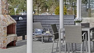 Terrasse von Mælke Aktivitätshus