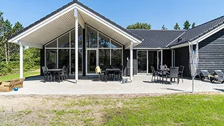 Terrasse von Vandflod Poolhus