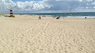 Strand in der Nähe von Vandflod Poolhus