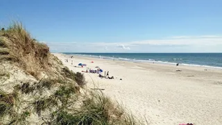 Strand in der Nähe von Vandflod Poolhus