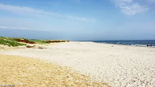 Strand in der Nähe von Bakke Aktivhus