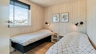 Schlafzimmer in Guldskov Poolhus