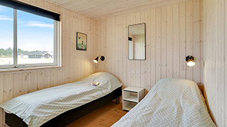 Schlafzimmer in Landsø Poolhus