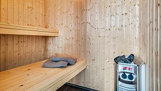 Sauna in Landsø Poolhus