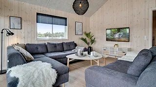 Wohnzimmer von Nørre Nebel Poolhus